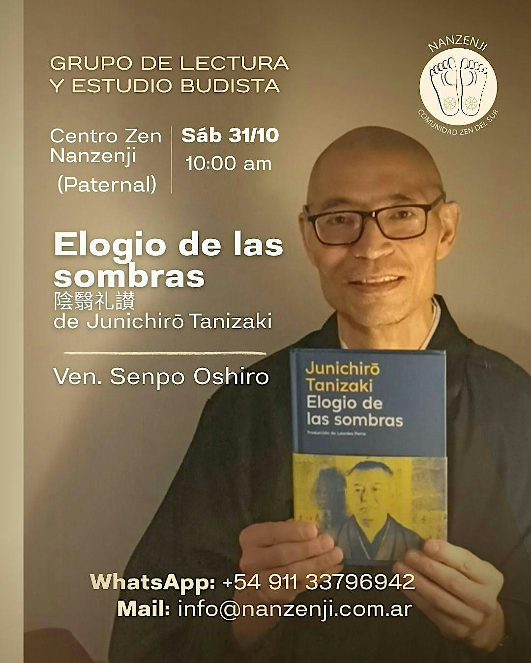 Encuentro de lectura y estudios budistas- Sábado 31  OCTUBRE-Paternal