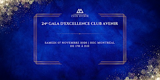 24e Gala d'Excellence Club Avenir