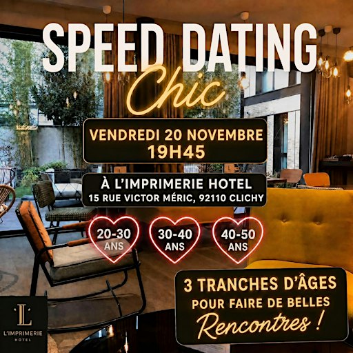 Speed dating chic✨ Répartition par tranches d'âge