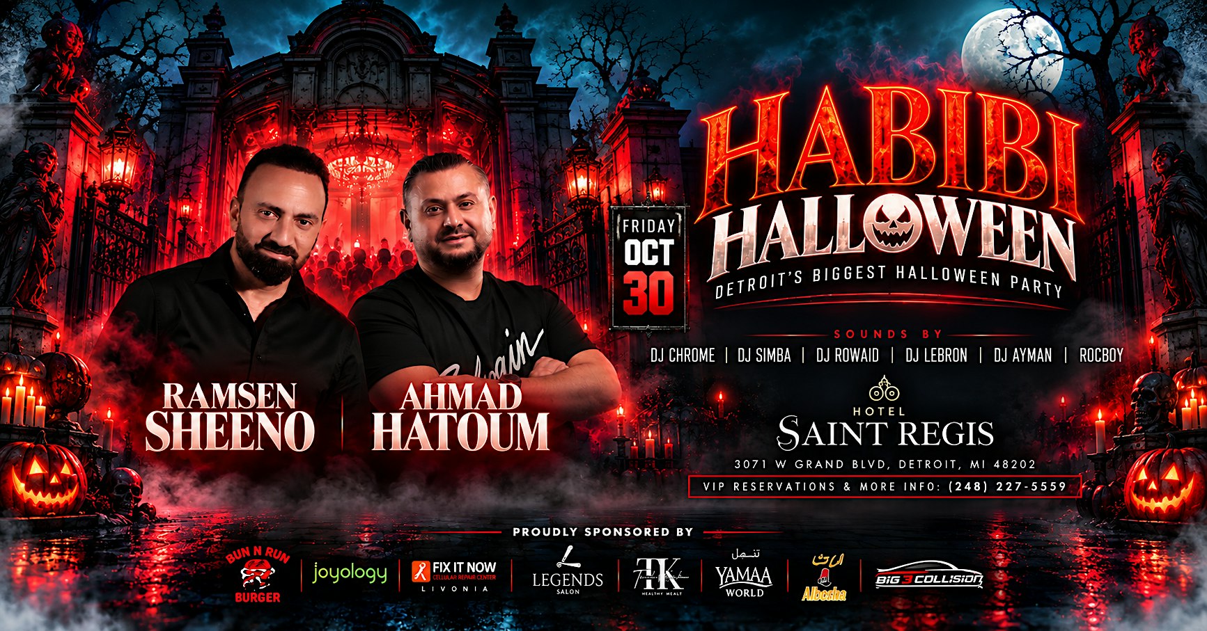 HABIBI HALLOWEEN The Ultimate Arabic Party - Ramsen Sheeno & Ahmad Hatoum