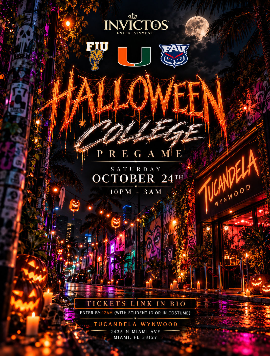 Halloween College Pregame Tuca
