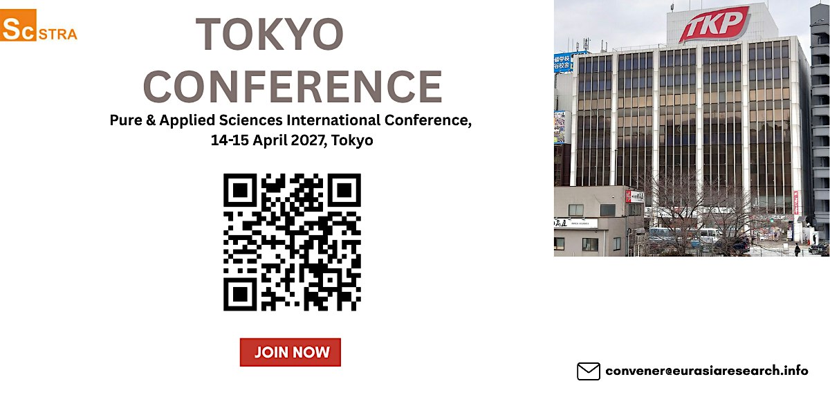 Pure & Applied Sciences International Conference, 14-15 April 2027, Tokyo
