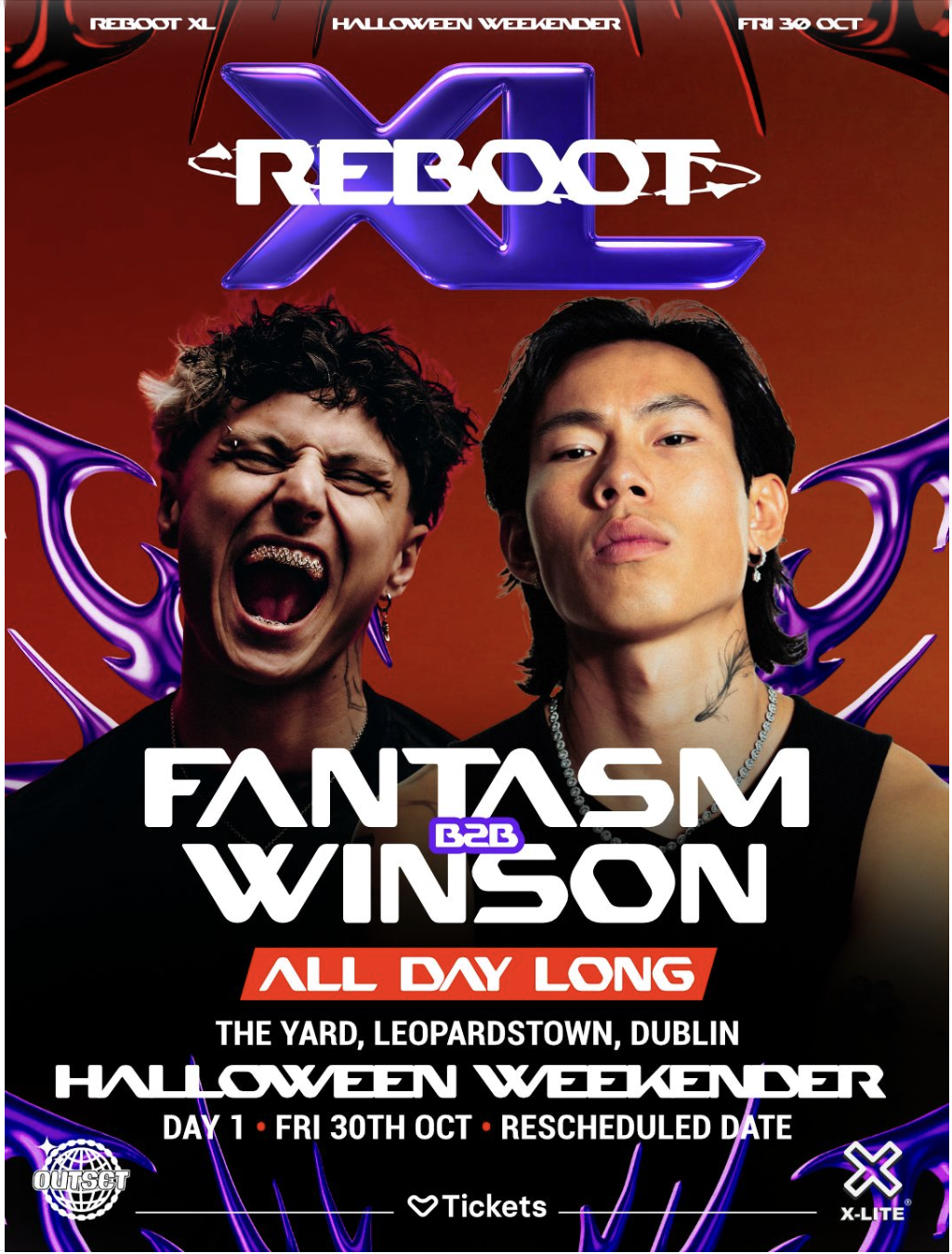 Fantasm B2B WINSON [ALL DAY LONG] REBOOT XL HALLOWEEN WEEKENDER
