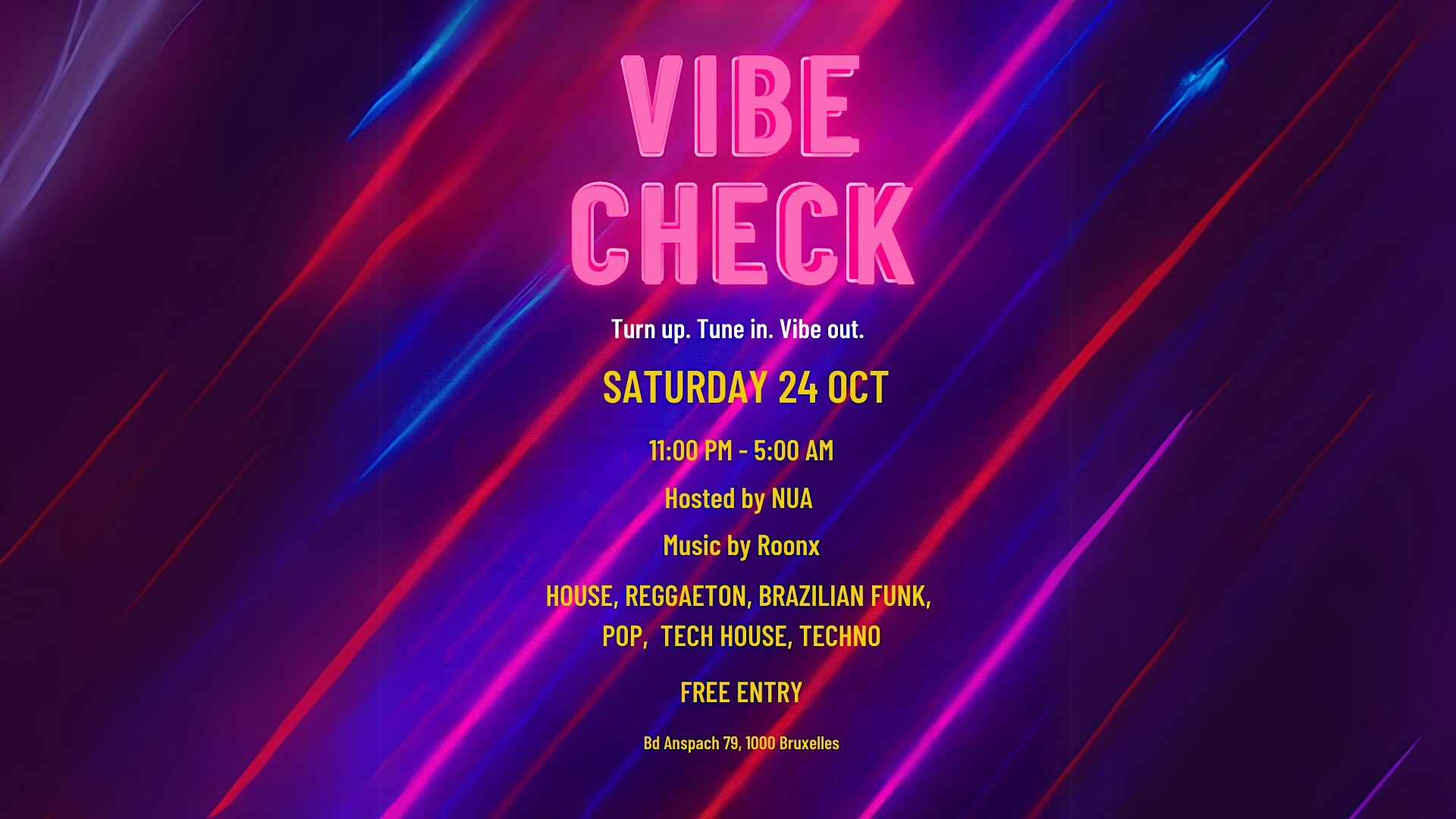 VIBE CHECK - FREE International Party