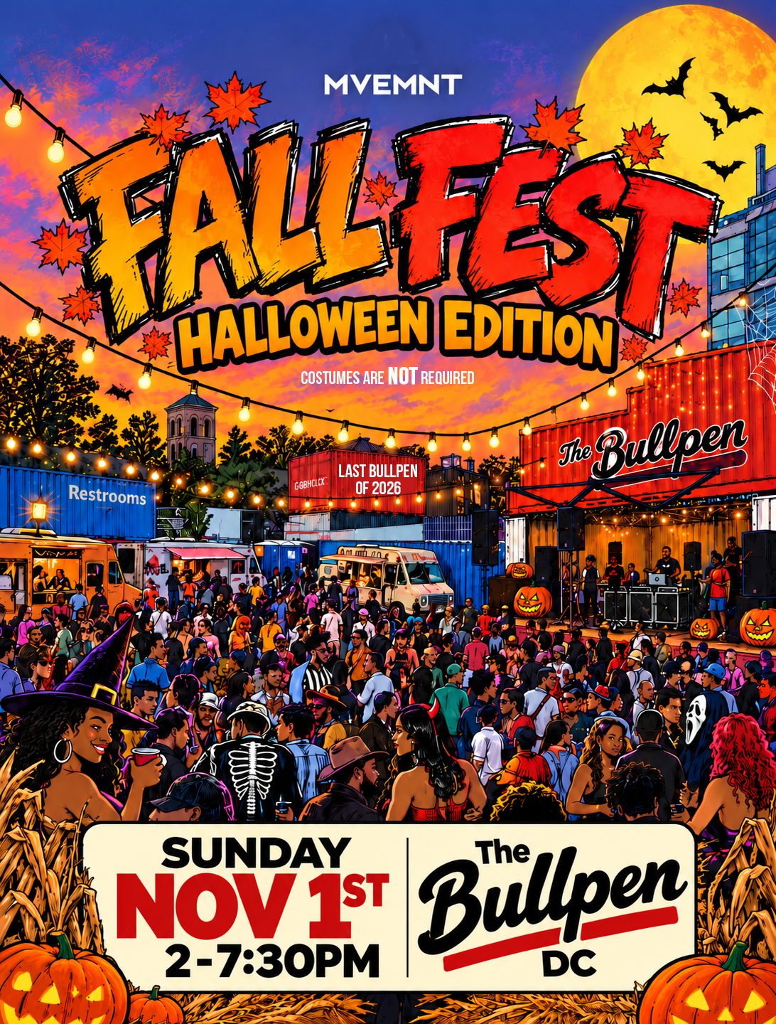 FALL FEST: Halloween Edition - Last Bullpen of 2026