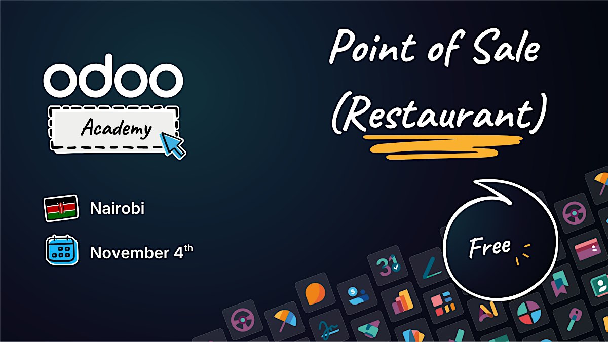Odoo Academy Point of Sale Restaurant - Nairobi