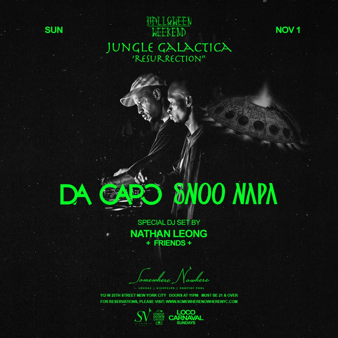 Da Capo b2b Enoo Napa (w/ Nathan Leong) | Jungle Galactica: Ressurection | Halloween Sunday