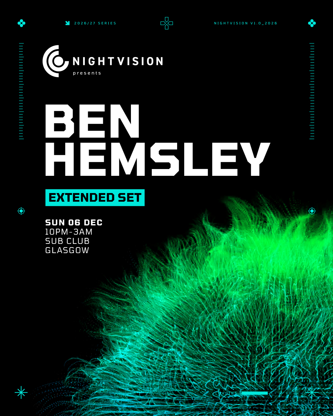Nightvision presents: Ben Hemsley // Sub Club, Glasgow