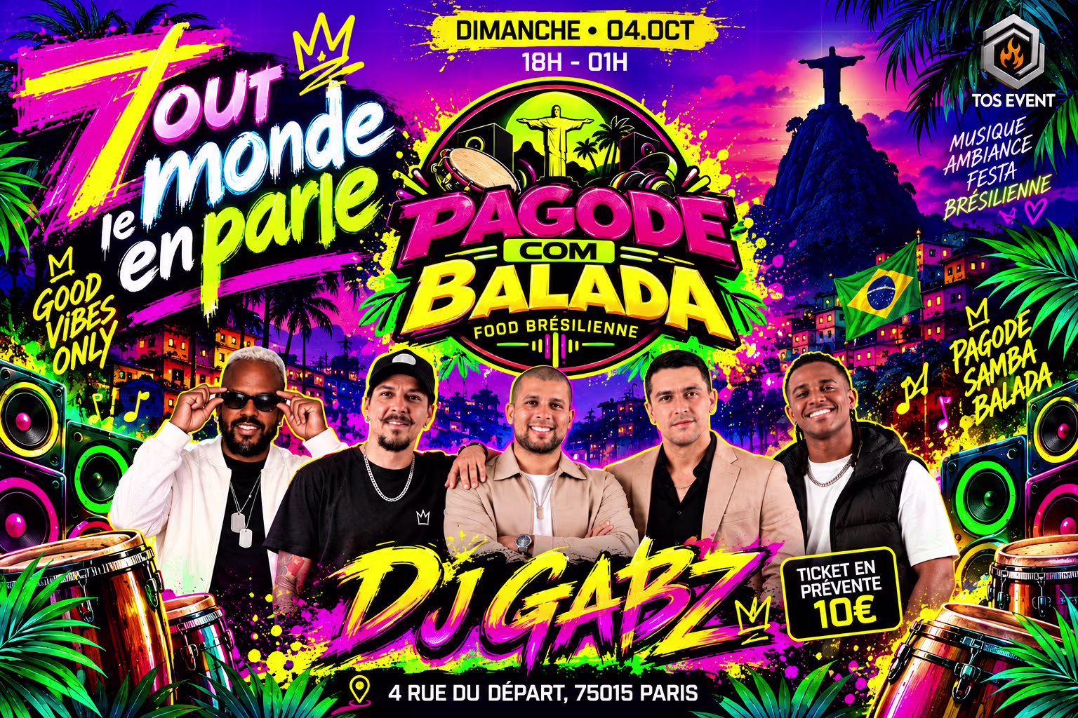 Opening Soirée Brésilienne 🔥🇧🇷 🌴 Pagode Com Balada