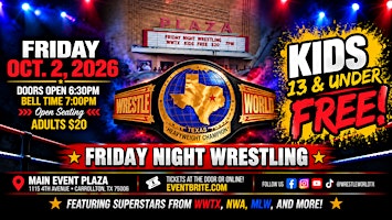 LIVE PROFESSIONAL WRESTLING IS BACK IN CARROLLTON!