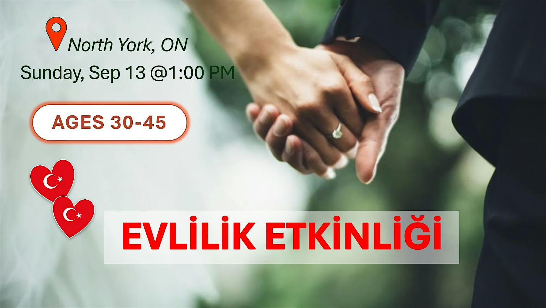 Turkish Singles Matrimony Event | Ages 30 - 45