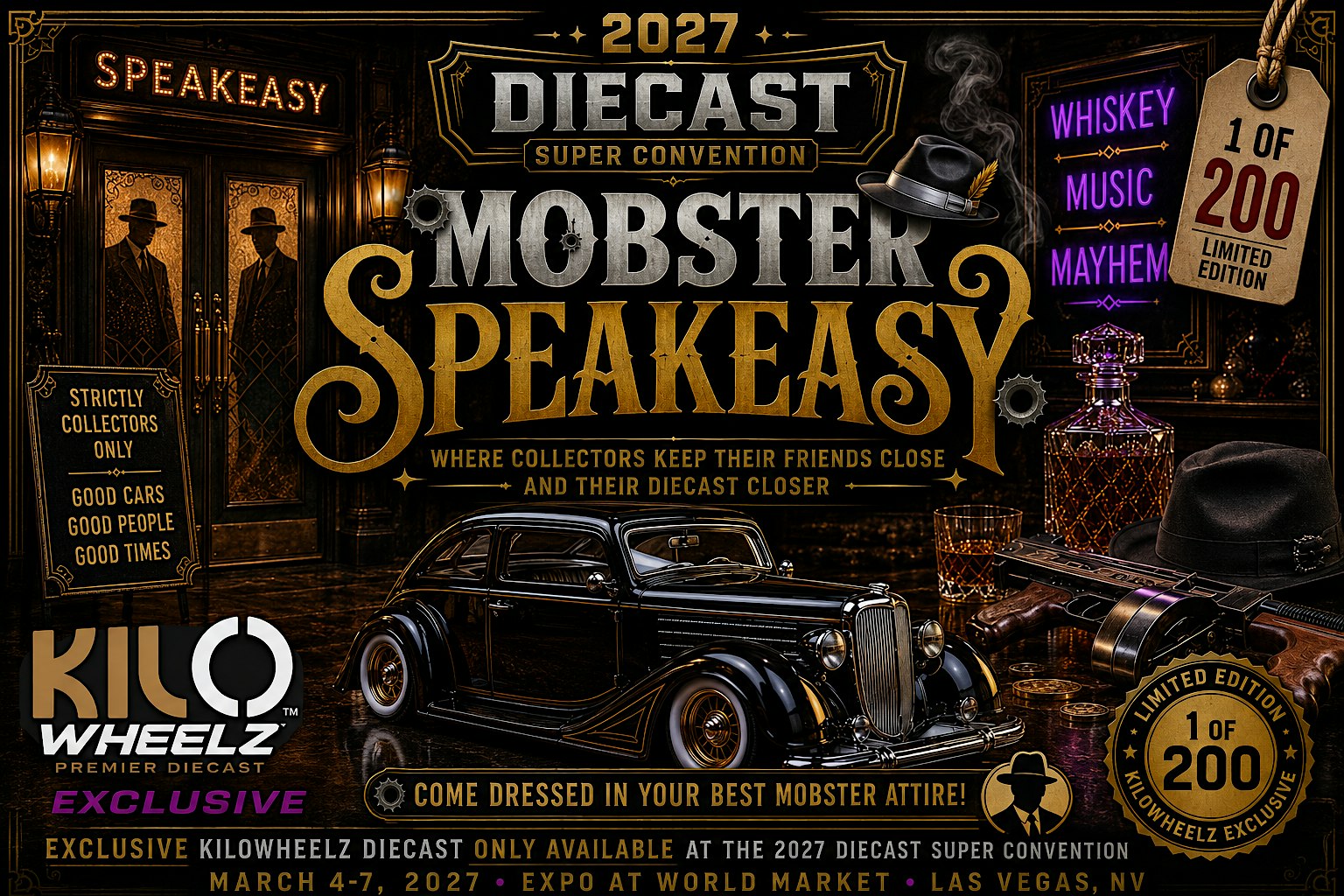 Top Secret Vegas Mobster Style After Part with Exclusive