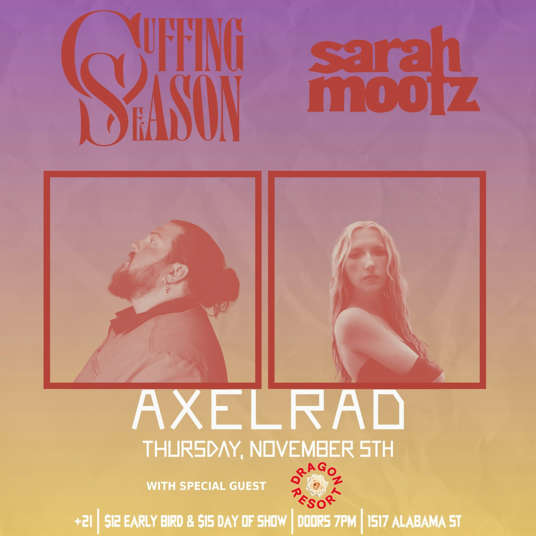 Cuffing Season, Sarah Mootz, & Dragon Resort 