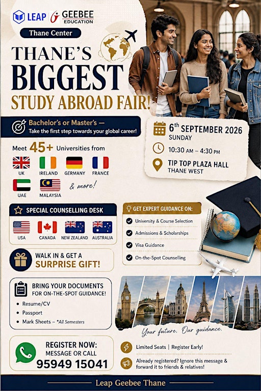 Thane's Biggest Study Abroad Fair
