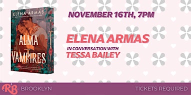 Elena Armas Brooklyn Event for Alma Vampires