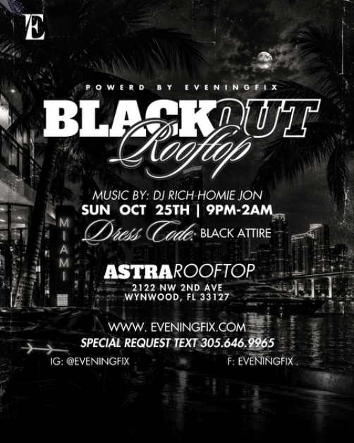 Eveningfix Blackout Rooftop 10/25/26