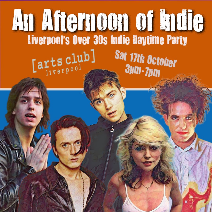An Afternoon of Indie LIVERPOOL (Over 30s Only)