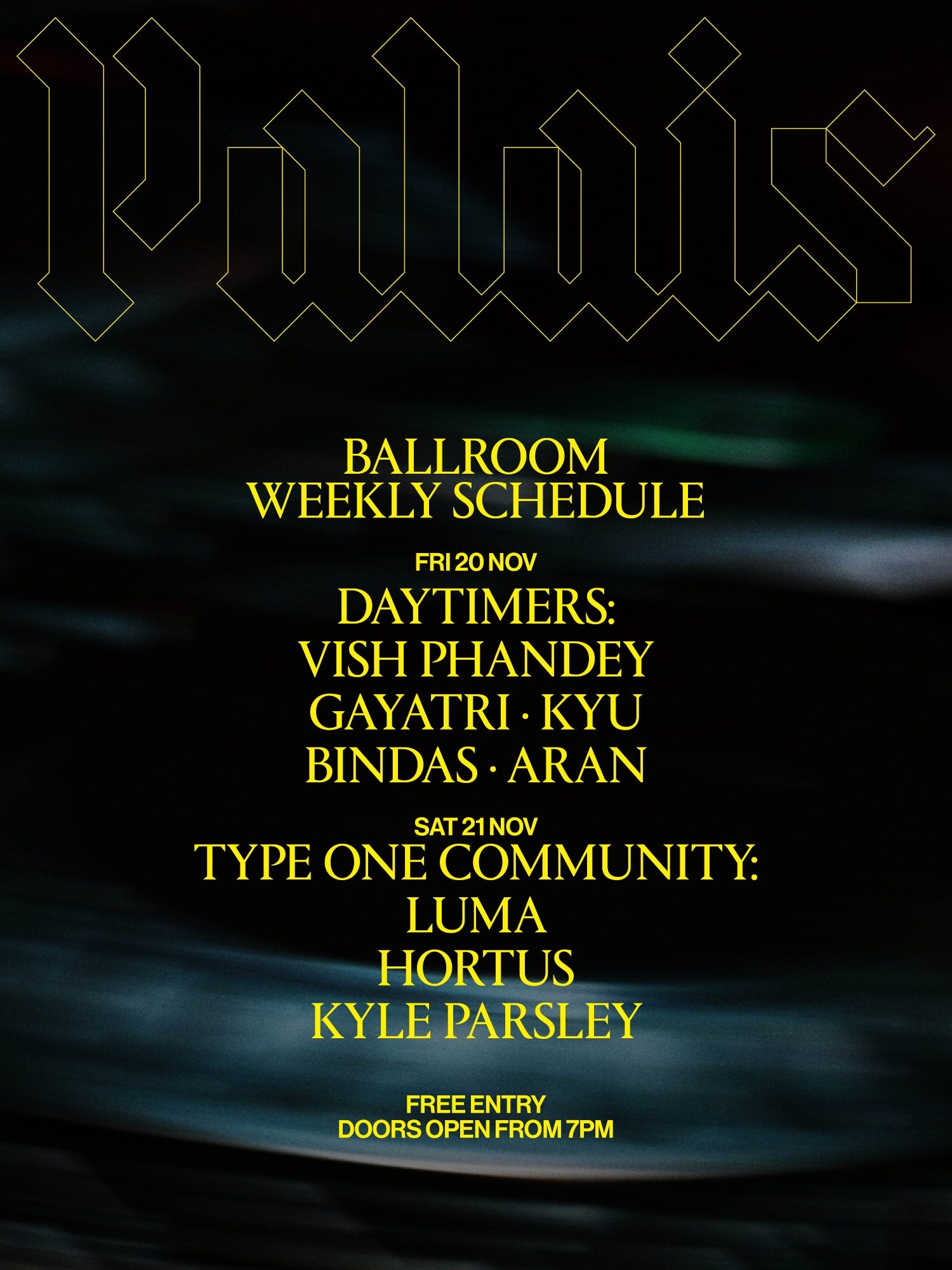 Ballroom at Palais: Type One Community