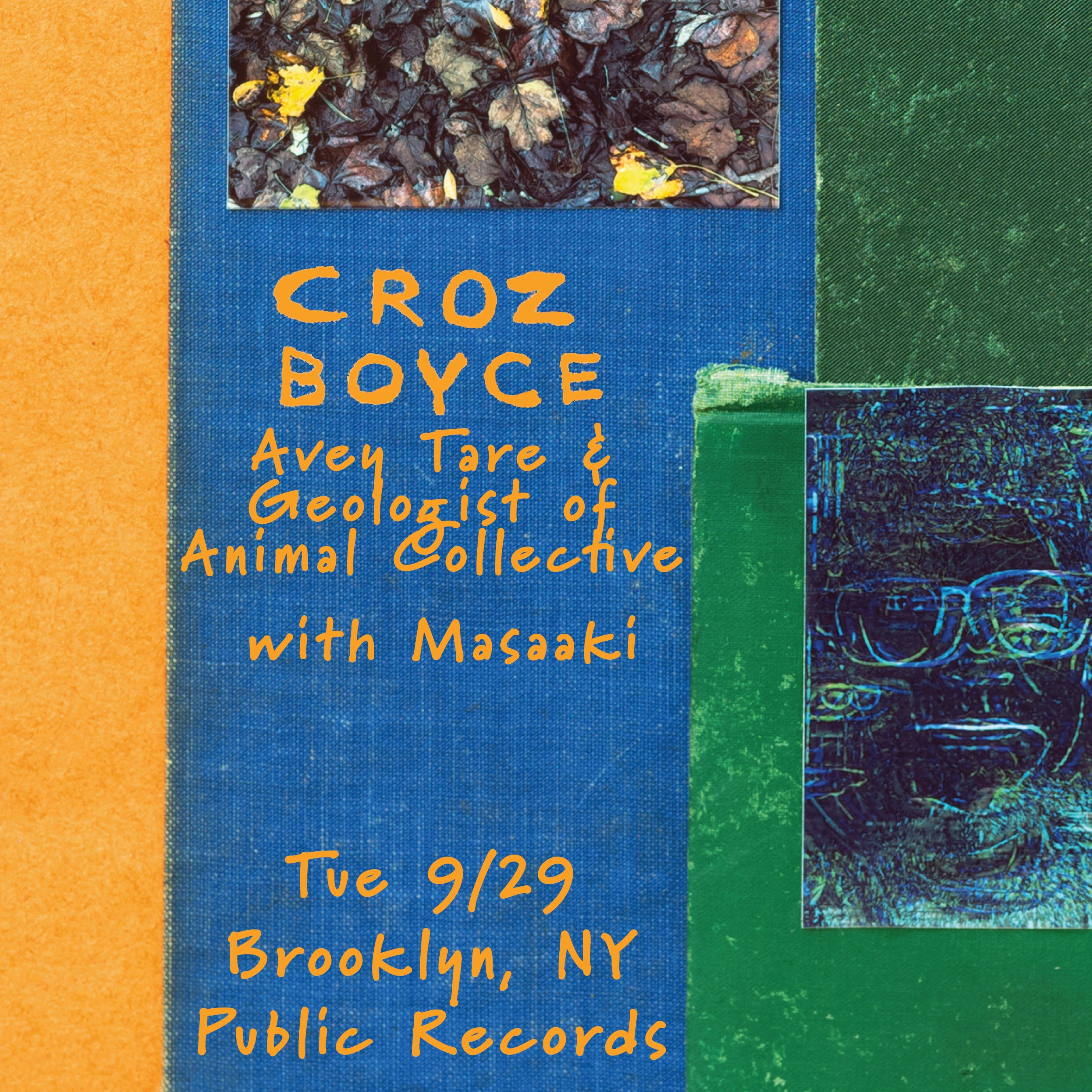 Croz Boyce [Avey Tare and Geologist of Animal Collective], Masaaki