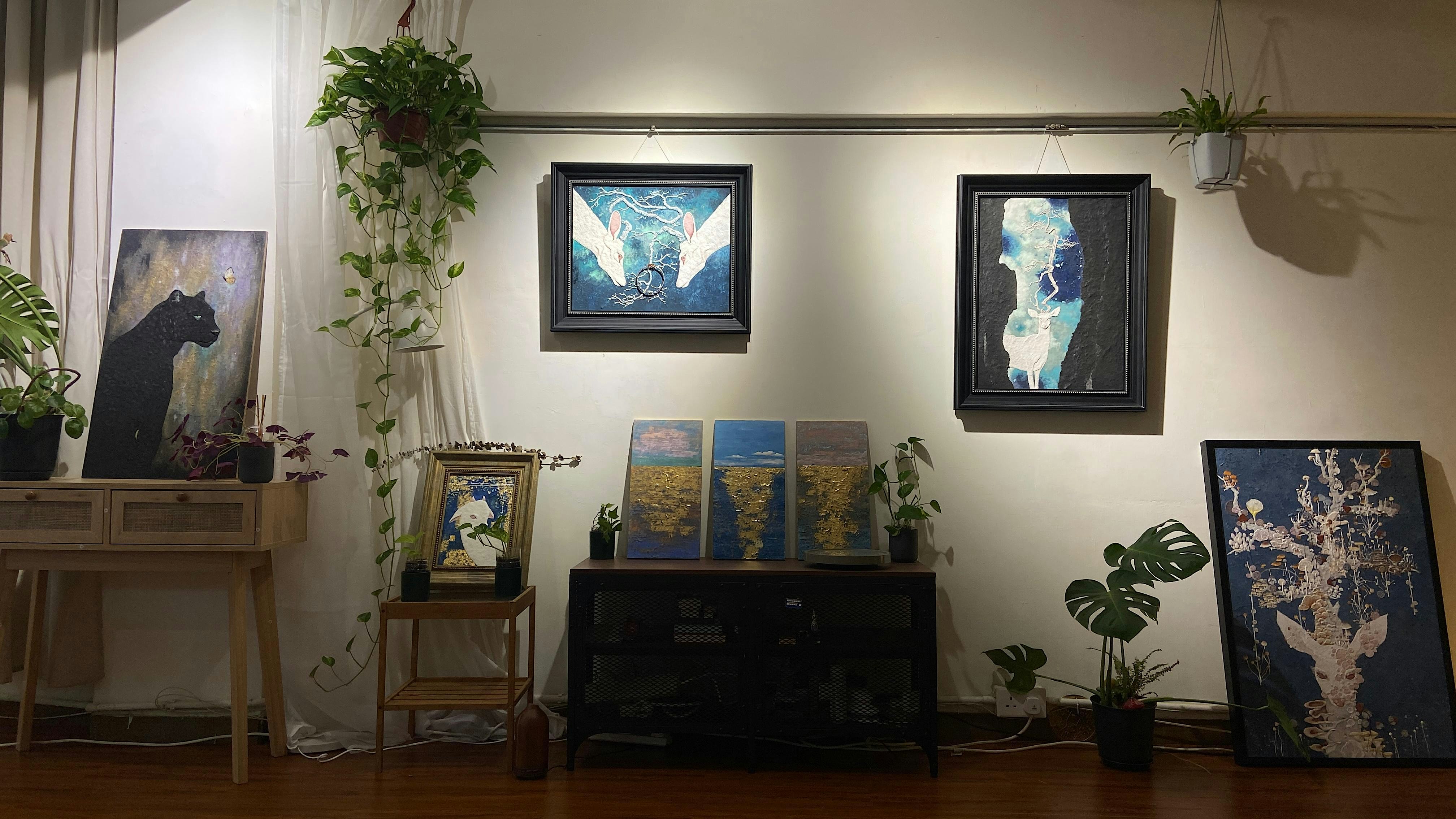 Mineral Painting Workshop in Wan Chai｜灣仔岩彩工作坊