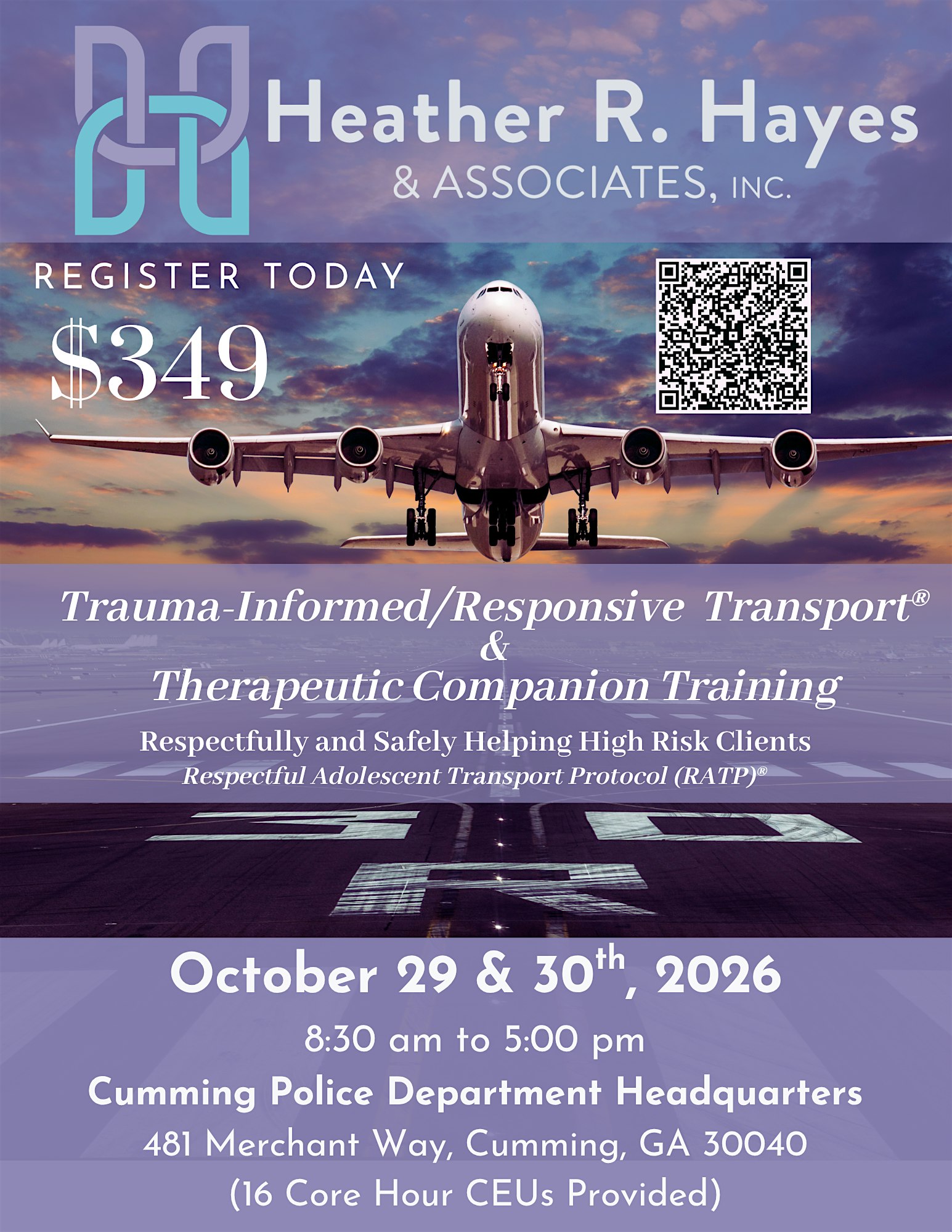 Trauma-Informed/Responsive Transport & Therapeutic Companion Training