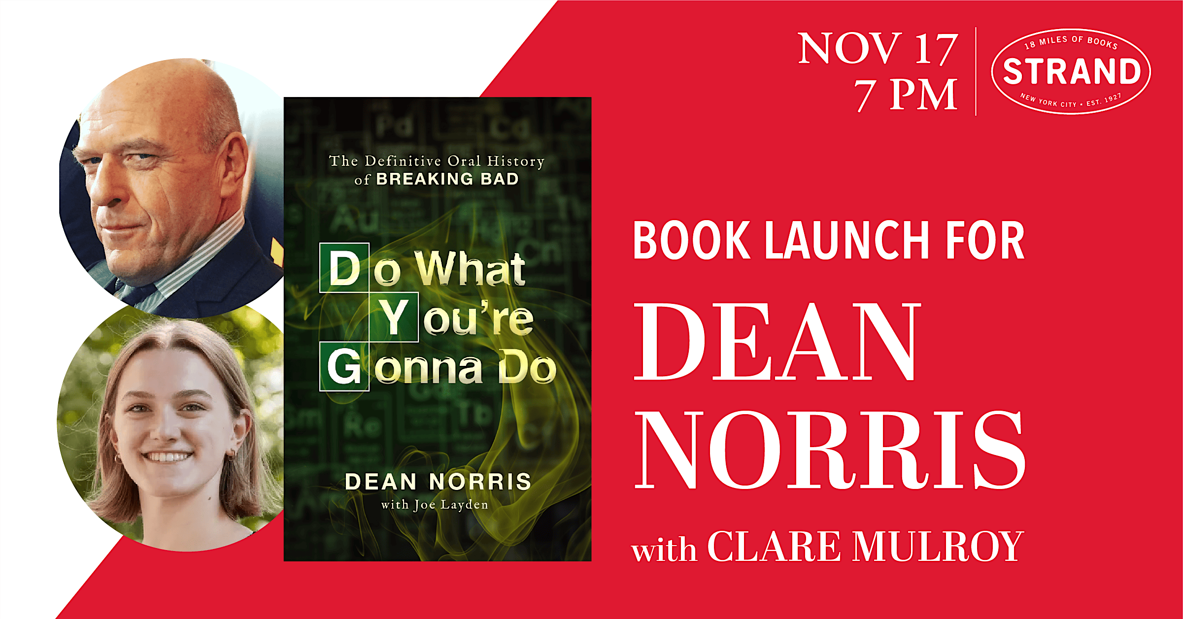 Dean Norris + Clare Mulroy: Do What You’re Gonna Do