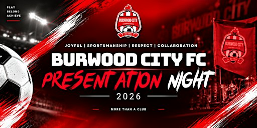 Burwood City FC 2026 Presentation Night