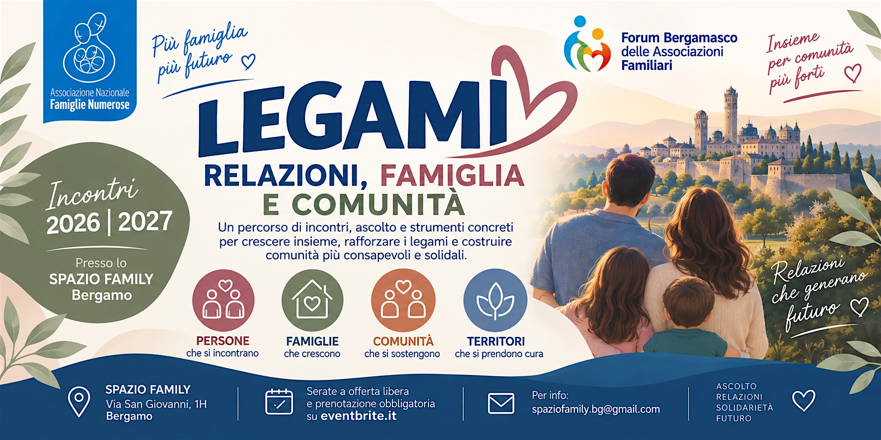 LEGAMI: Relazioni, Famiglia e Comunità - Presentazione ciclo incontri 26/27
