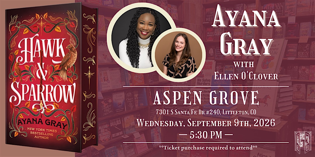 Ayana Gray with Ellen O'Clover Live at Tattered Cover Aspen Grove