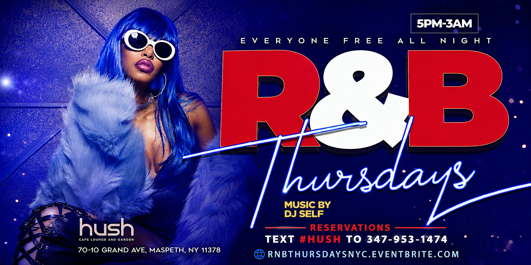 Thursdays The Best R&B vibes at Hush garden and lounge