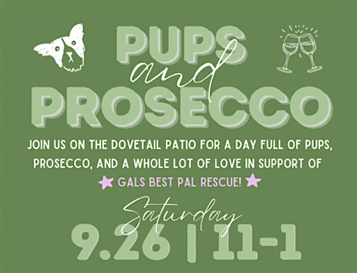 Pups & Prosecco @ Dovetail