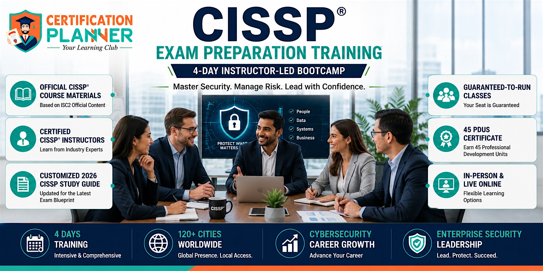 CISSP Training Miami | Guaranteed To Run & Official Course Materials