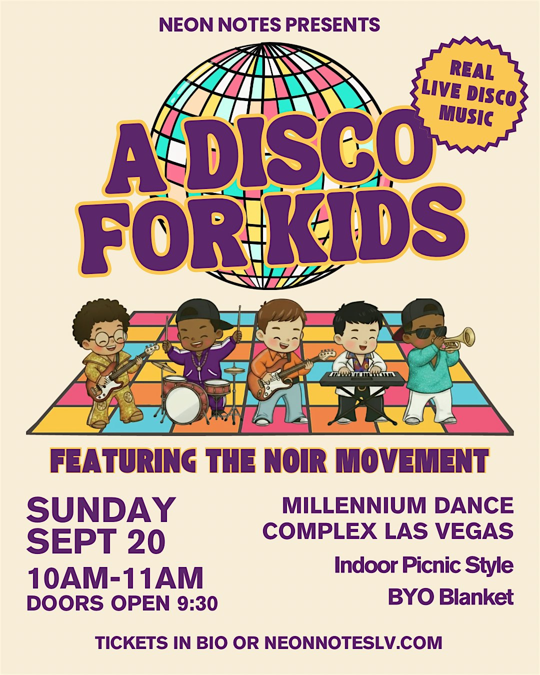 Live Disco Concert for Kids