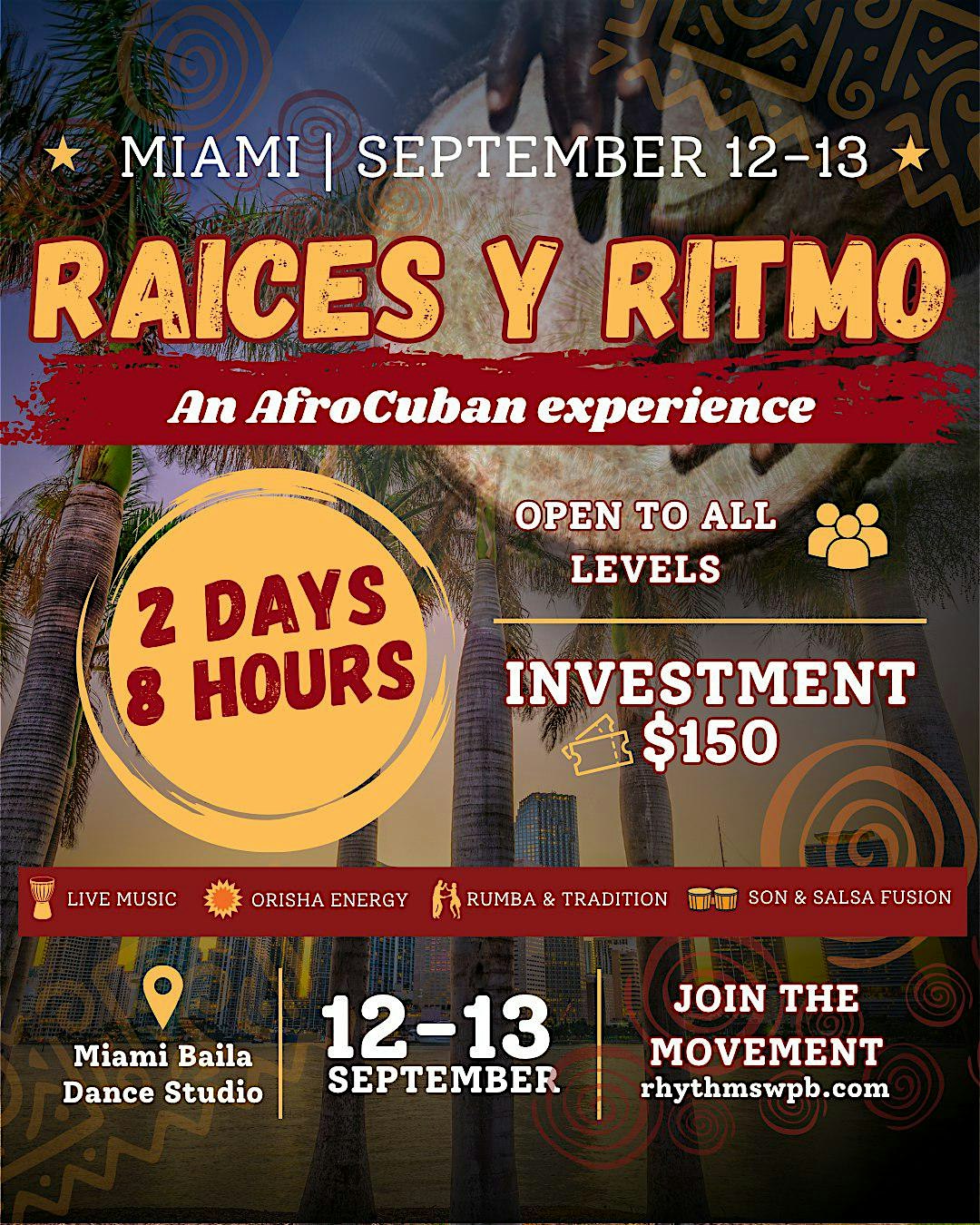 Raices y Ritmo: An Afrocuban experience