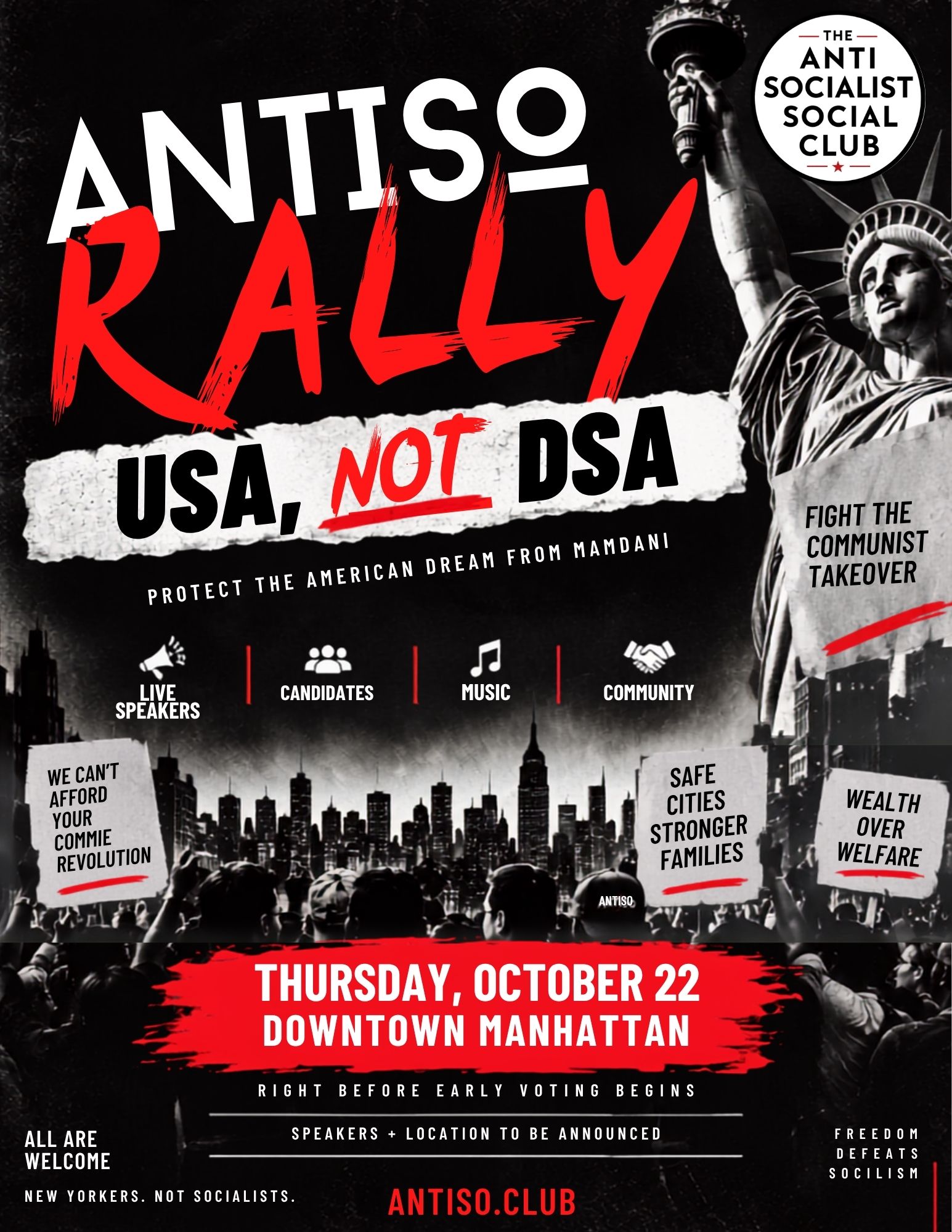 ANTISo Rally NYC