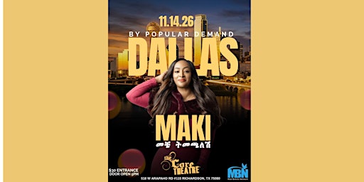 Maki Returns to Dallas – By Popular Demand