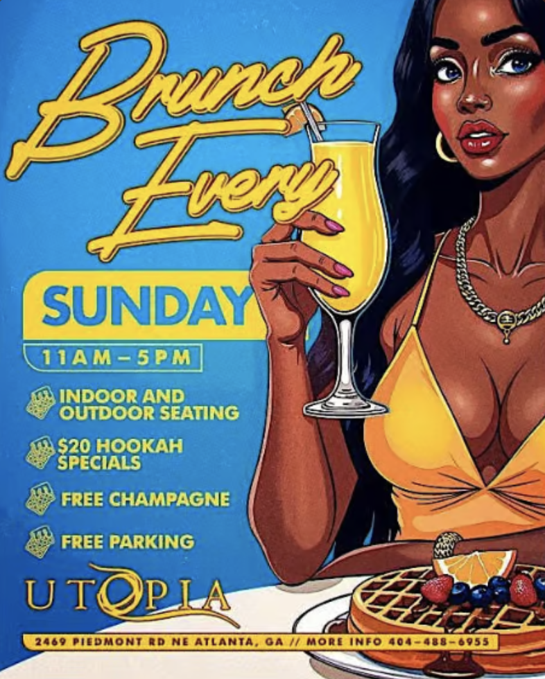 SUNDAY BRUNCH AT UTOPIA RESTAURANT & LOUNGE