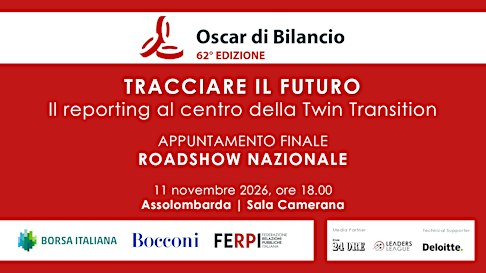 Oscar di Bilancio 2026 | Appuntamento finale - Roadshow nazionale | Milano