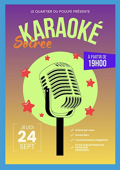 Soirée Karaoké au Quartier du Poulpe