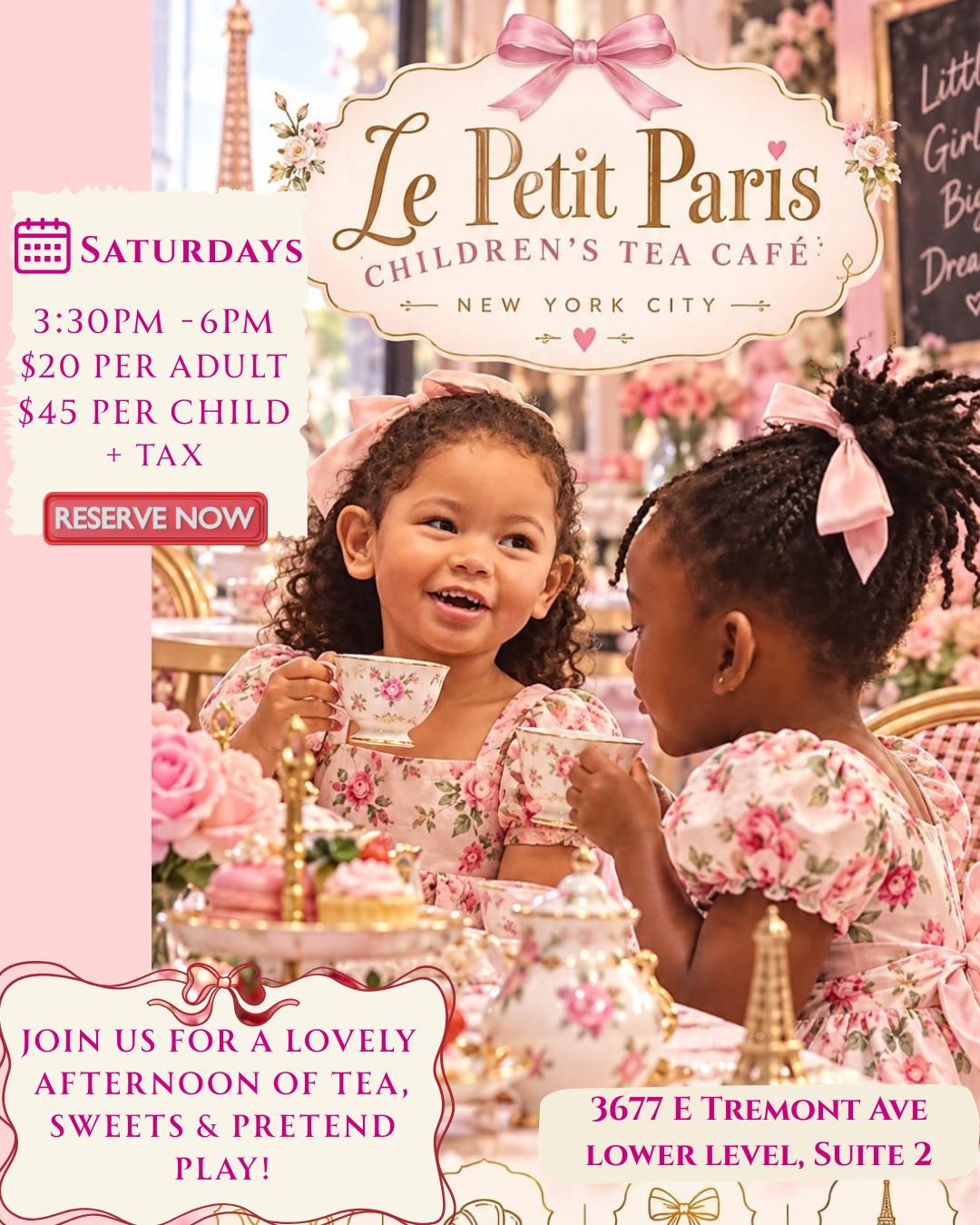 Tea & Play at Le Petit Paris, BX - Saturdays