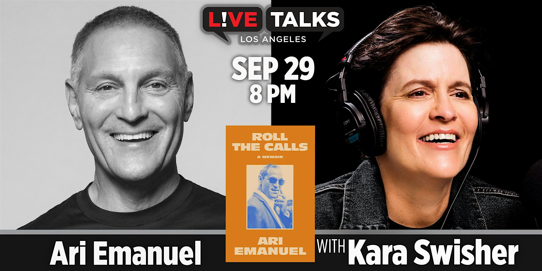 Ari Emanuel with Kara Swisher