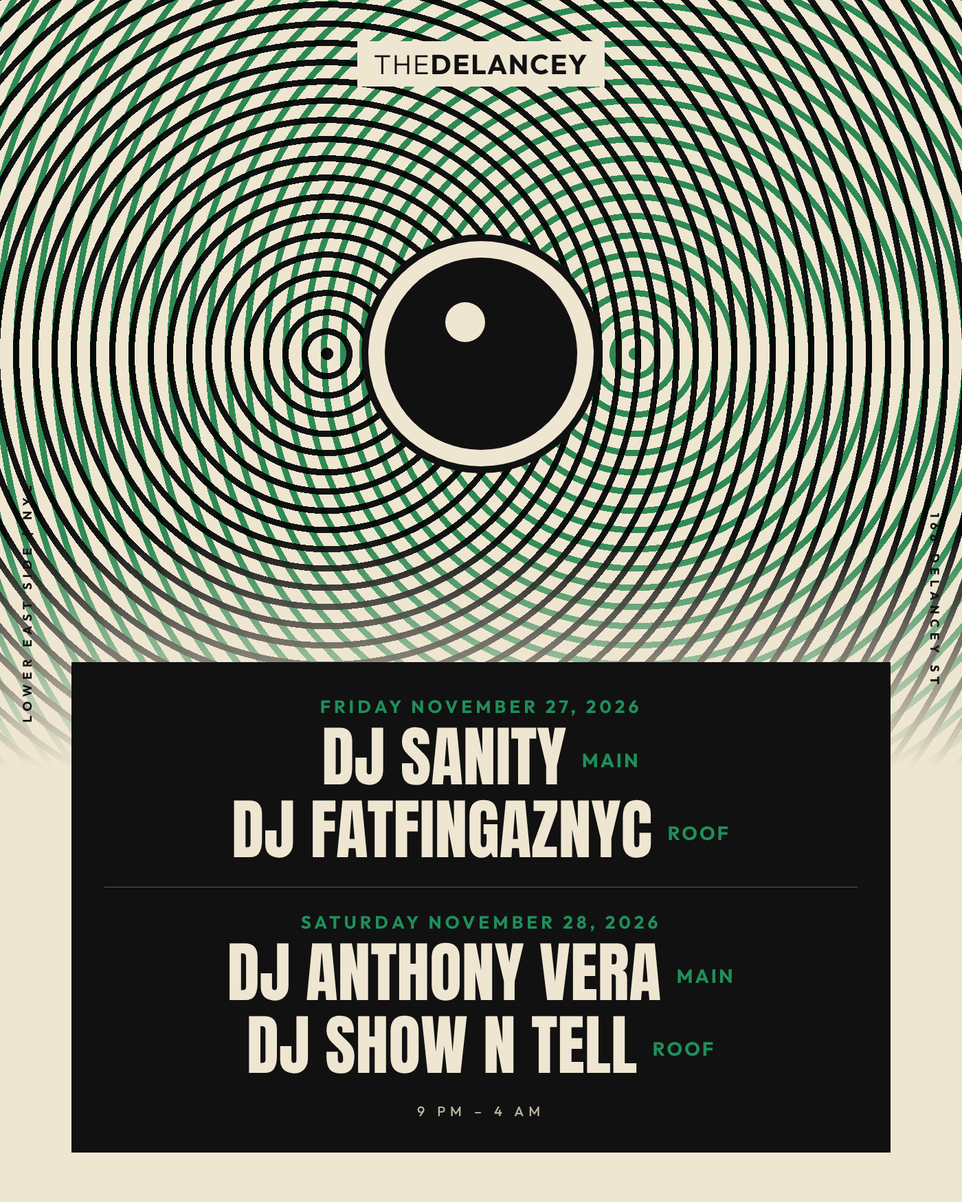 Safaera Saturdays @ The Delancey's Lower Level