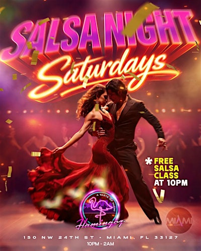 Salsa Saturdays Wynwood | FREE Classes + After Party with RSVP