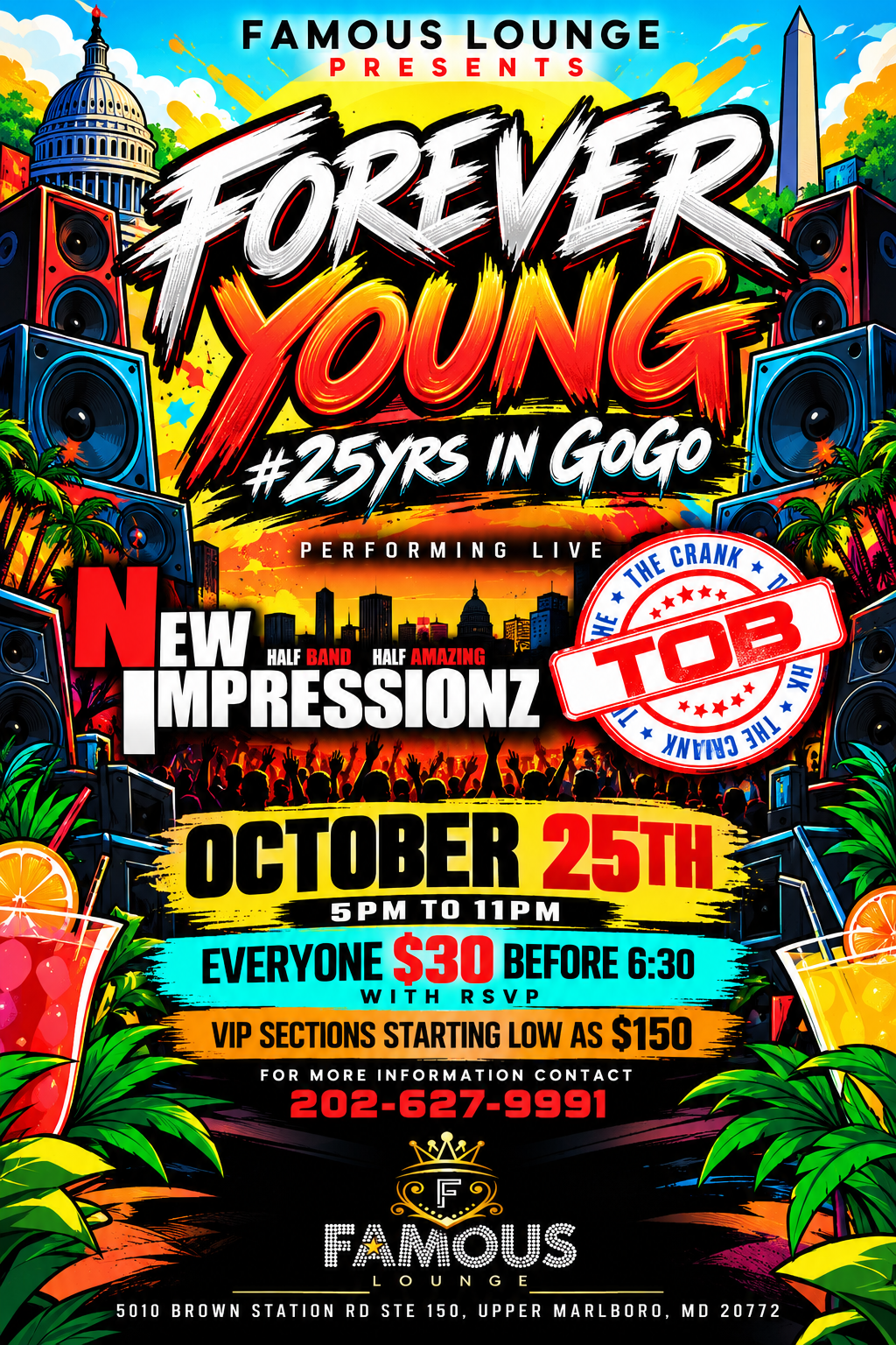 FOREVER YOUNG GO-GO ROB BDAY BASH