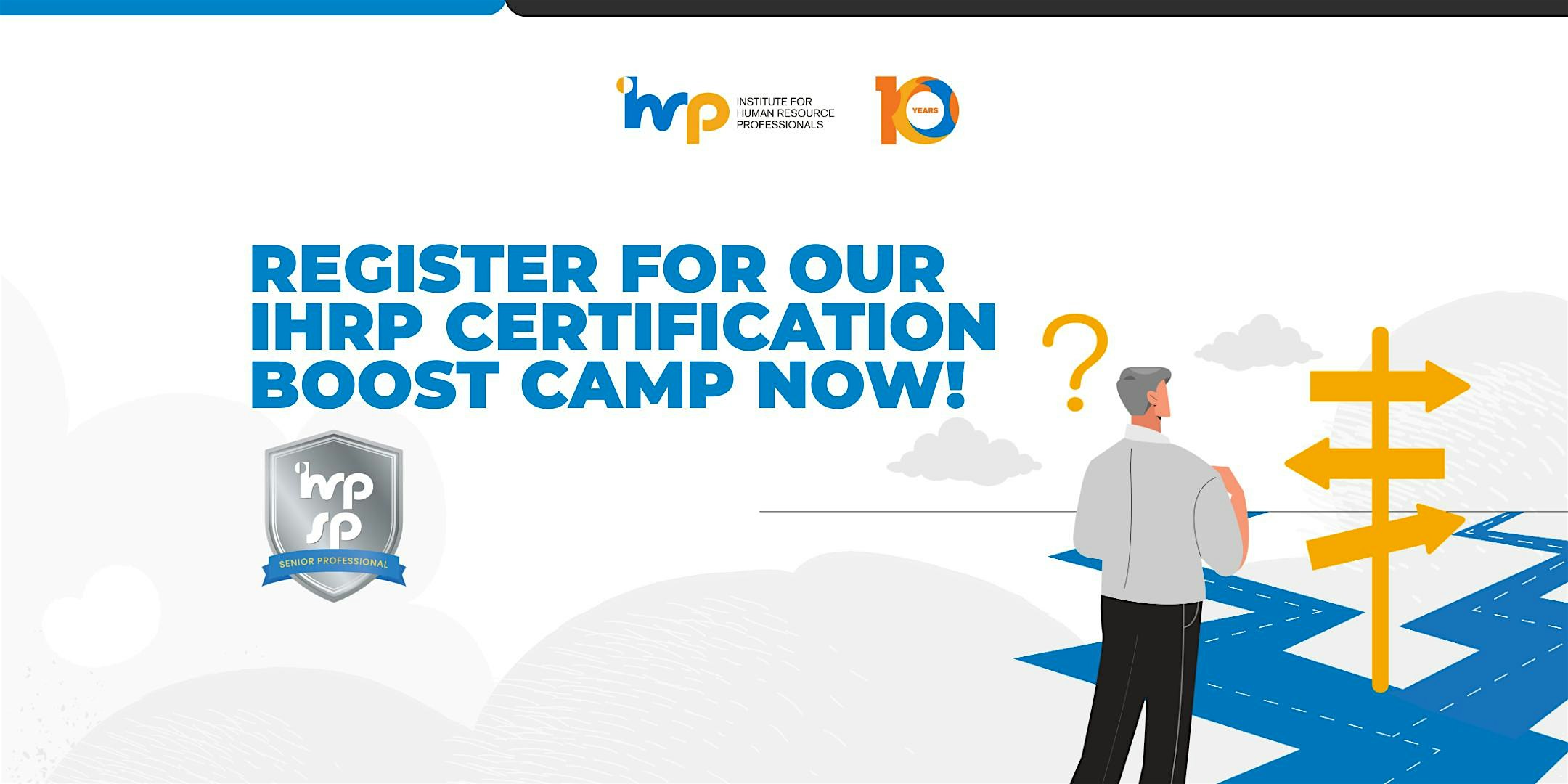IHRP Certification Boost Camp - IHRP-SP (20 November 2026)