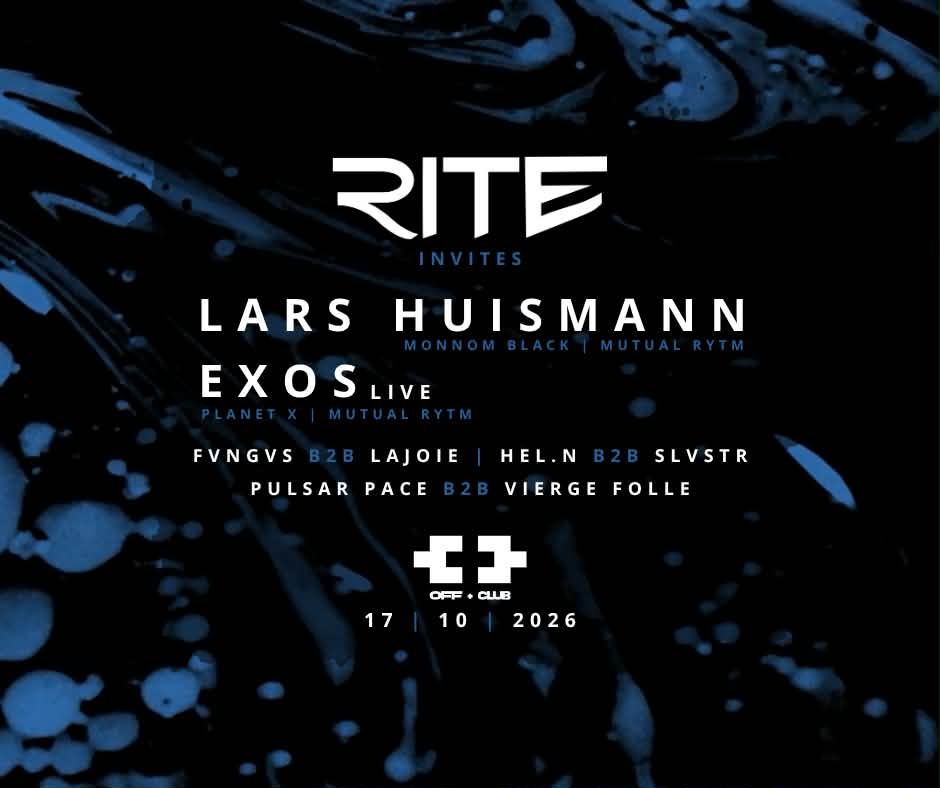Rite invites Lars Huismann & Exos