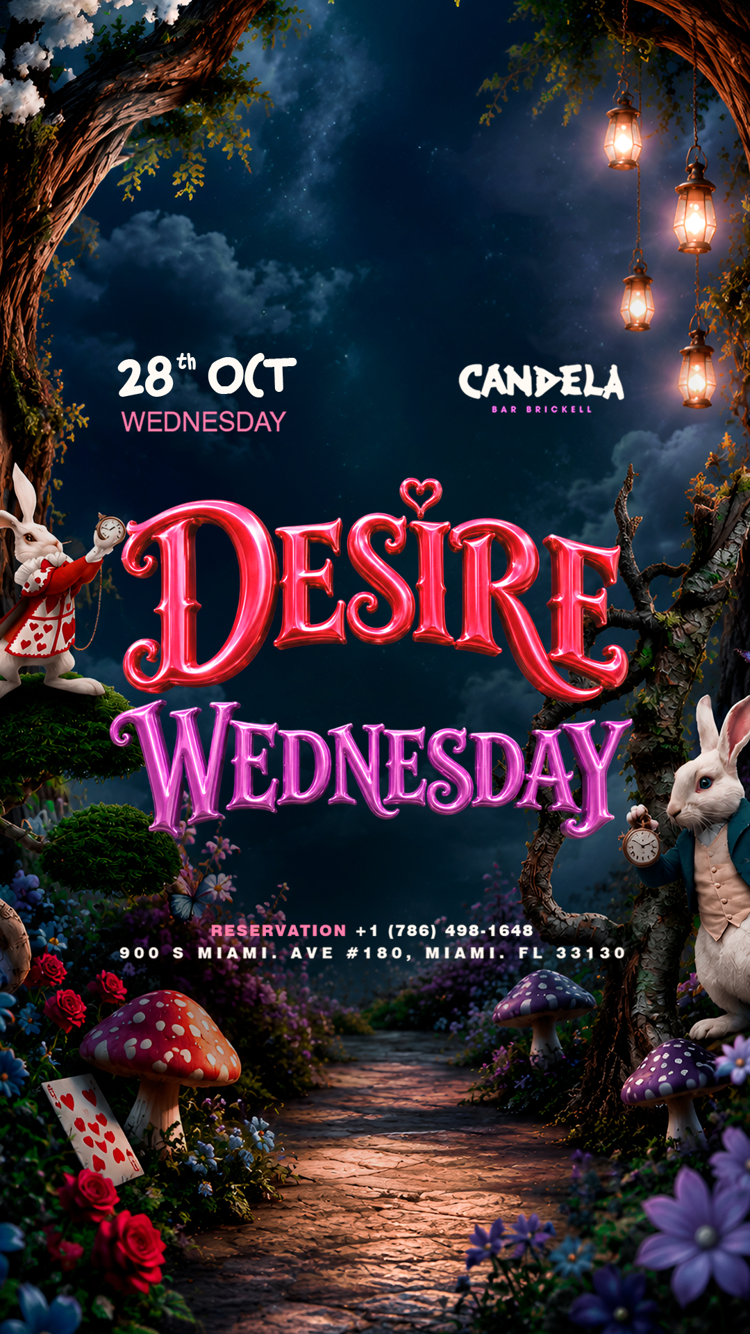 DESIRE WEDNESDAY  LADIES NIGHT at CANDELA 