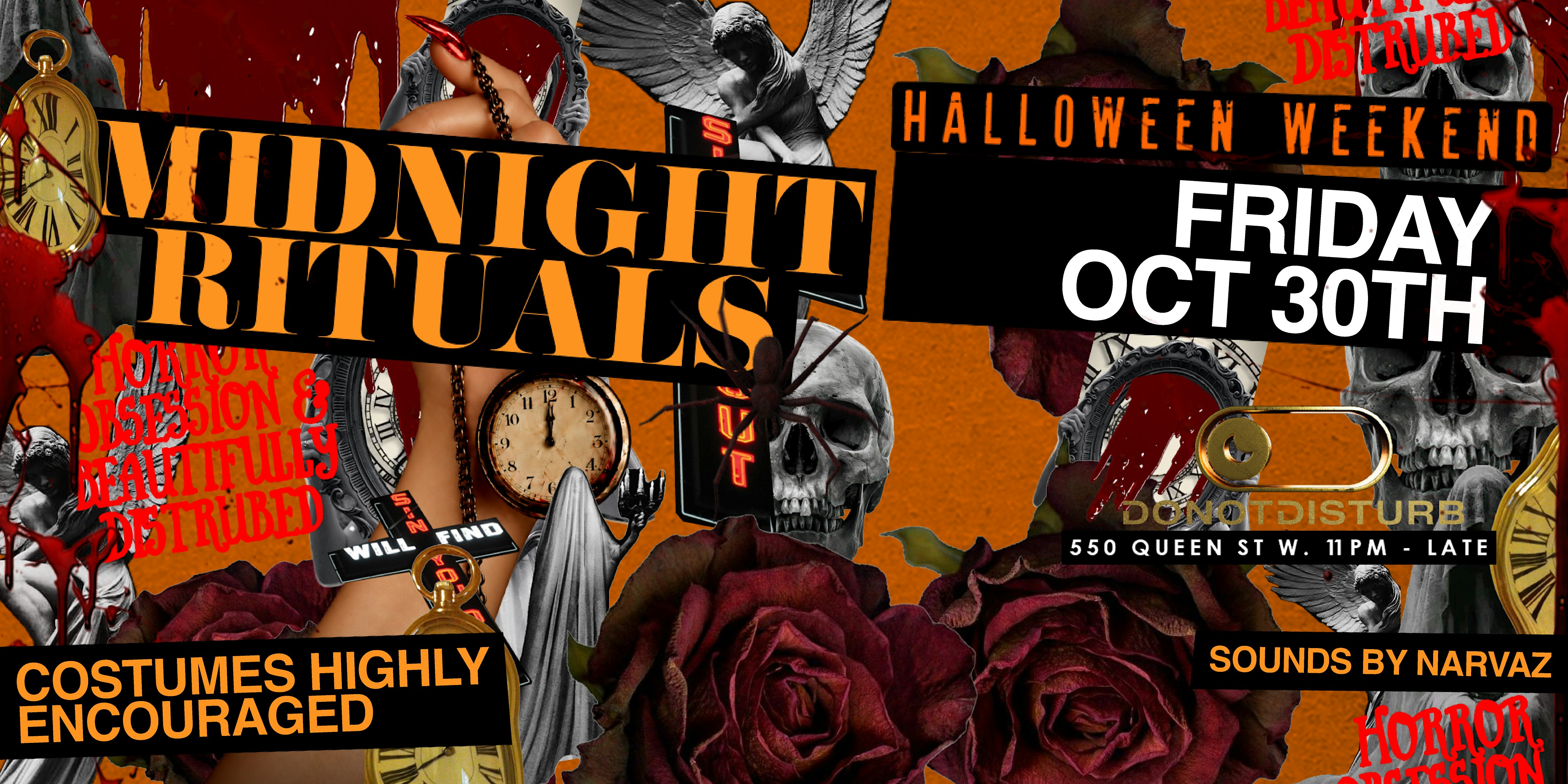 MIDNIGHT RITUALS - HALLOWEEKEND — OCT 30TH @ DND TORONTO