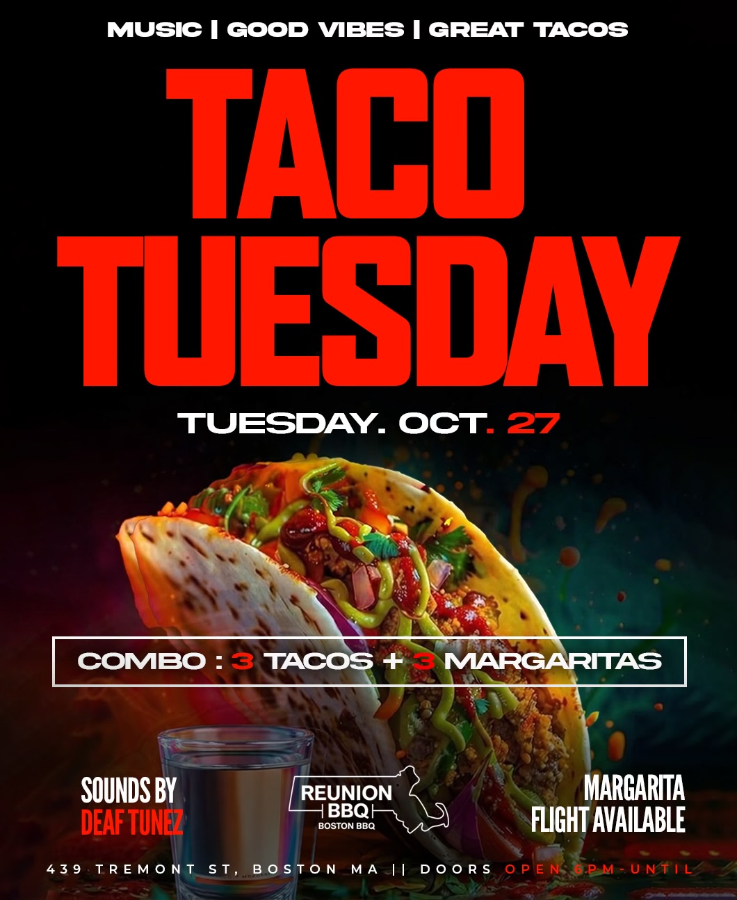 Taco Tuesday | $4 Tacos | Margaritas