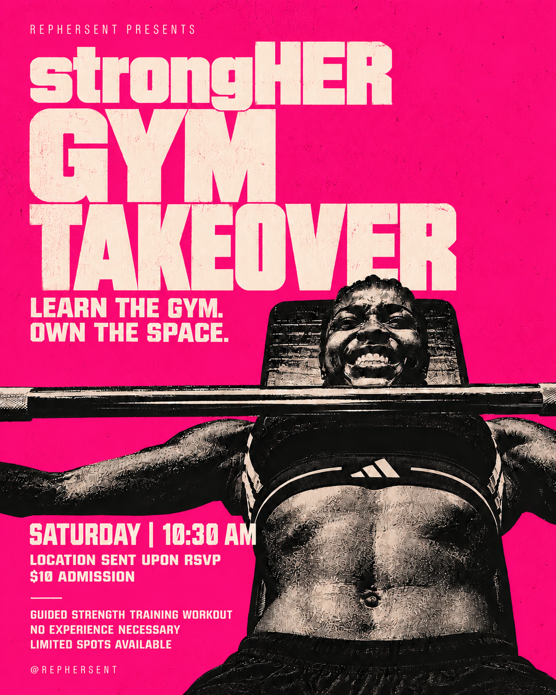 StrongHER GYM  TAKEOVER: PINK OUT